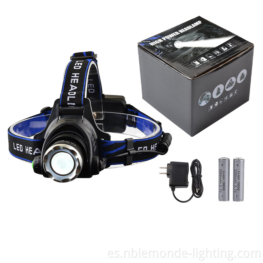 Brilliant ABS Rechargeable LED Headlamp
